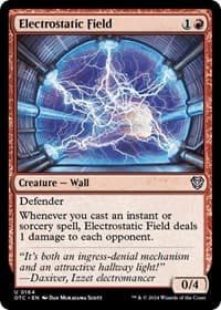 Electrostatic Field - Commander: Outlaws of Thunder Junction - Magic: The Gathering card