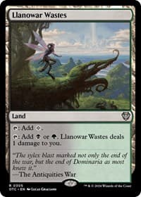 Llanowar Wastes - Commander: Outlaws of Thunder Junction - Magic: The Gathering card