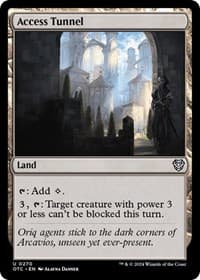 Access Tunnel - Commander: Outlaws of Thunder Junction - Magic: The Gathering card