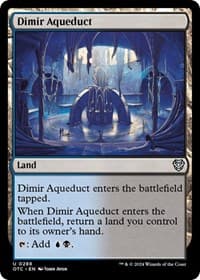 Dimir Aqueduct - Commander: Outlaws of Thunder Junction - Magic: The Gathering card
