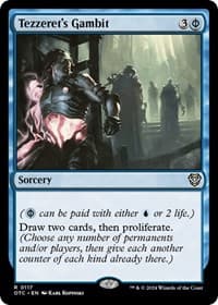 Tezzeret's Gambit - Commander: Outlaws of Thunder Junction - Magic: The Gathering card