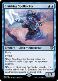 Smirking Spelljacker - Commander: Outlaws of Thunder Junction - Magic: The Gathering card