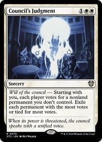 Council's Judgment - Commander: Outlaws of Thunder Junction - Magic: The Gathering card