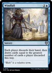 Windfall - Commander: Outlaws of Thunder Junction - Magic: The Gathering card