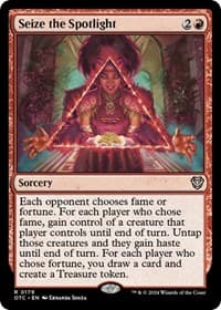 Seize the Spotlight - Commander: Outlaws of Thunder Junction - Magic: The Gathering card