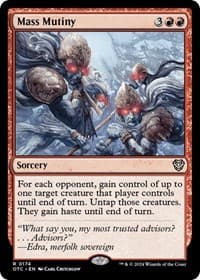 Mass Mutiny - Commander: Outlaws of Thunder Junction - Magic: The Gathering card