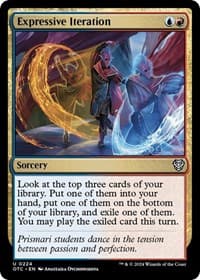 Expressive Iteration - Commander: Outlaws of Thunder Junction - Magic: The Gathering card