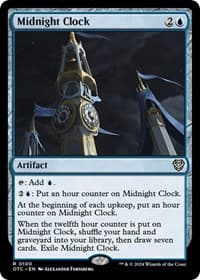 Midnight Clock - Commander: Outlaws of Thunder Junction - Magic: The Gathering card