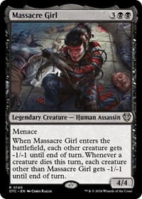 Massacre Girl - Commander: Outlaws of Thunder Junction - Magic: The Gathering card