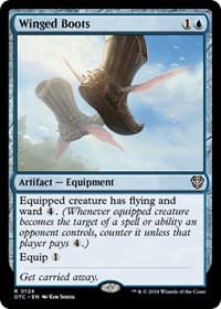 Winged Boots - Commander: Outlaws of Thunder Junction - Magic: The Gathering card
