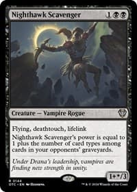 Nighthawk Scavenger - Commander: Outlaws of Thunder Junction - Magic: The Gathering card
