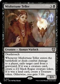 Misfortune Teller - Commander: Outlaws of Thunder Junction - Magic: The Gathering card