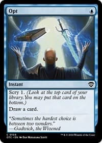 Opt - Commander: Outlaws of Thunder Junction - Magic: The Gathering card