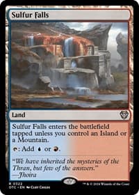 Sulfur Falls - Commander: Outlaws of Thunder Junction - Magic: The Gathering card