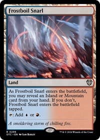 Frostboil Snarl - Commander: Outlaws of Thunder Junction - Magic: The Gathering card