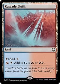 Cascade Bluffs - Commander: Outlaws of Thunder Junction - Magic: The Gathering card