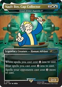 Vault Boy, Cap Collector - Grand Arbiter Augustin IV - Secret Lair Drop Series - Magic: The Gathering card