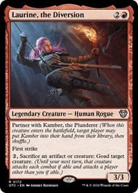 Laurine, the Diversion - Commander: Outlaws of Thunder Junction - Magic: The Gathering card