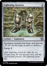 Lightning Greaves - Commander: Outlaws of Thunder Junction - Magic: The Gathering card