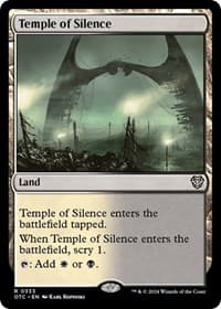 Temple of Silence - Commander: Outlaws of Thunder Junction - Magic: The Gathering card