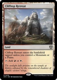 Clifftop Retreat - Commander: Outlaws of Thunder Junction - Magic: The Gathering card