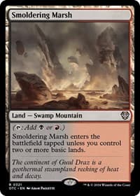 Smoldering Marsh - Commander: Outlaws of Thunder Junction - Magic: The Gathering card