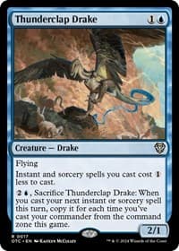 Thunderclap Drake - Commander: Outlaws of Thunder Junction - Magic: The Gathering card