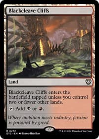 Blackcleave Cliffs - Commander: Outlaws of Thunder Junction - Magic: The Gathering card