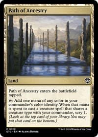 Path of Ancestry - Commander: Outlaws of Thunder Junction - Magic: The Gathering card