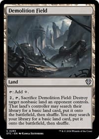 Demolition Field - Commander: Outlaws of Thunder Junction - Magic: The Gathering card