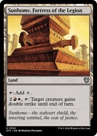 Sunhome, Fortress of the Legion - Commander: Outlaws of Thunder Junction - Magic: The Gathering card