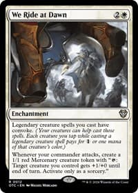 We Ride at Dawn - Commander: Outlaws of Thunder Junction - Magic: The Gathering card