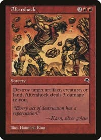 Aftershock - Tempest - Magic: The Gathering card