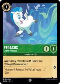 Pegasus - Gift for Hercules - Ursula's Return - Disney Lorcana card