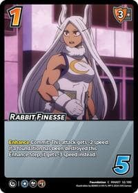 Rabbit Finesse - UniVersus: My Hero Academia: Girl Power - UniVersus card