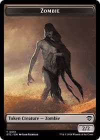 Zombie // Ox Double-Sided Token - Commander: Outlaws of Thunder Junction - Magic: The Gathering card
