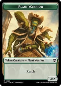 Plant Warrior // Treasure Double-Sided Token - Commander: Outlaws of Thunder Junction - Magic: The Gathering card