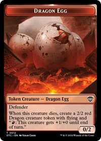 Dragon Egg // Dragon Double-Sided Token - Commander: Outlaws of Thunder Junction - Magic: The Gathering card