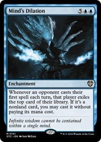 Mind's Dilation - Commander: Outlaws of Thunder Junction - Magic: The Gathering card