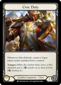 Civic Duty - LGS208 - Flesh and Blood: Promo Cards - Flesh and Blood TCG card
