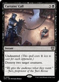Curtains' Call - Commander: Outlaws of Thunder Junction - Magic: The Gathering card