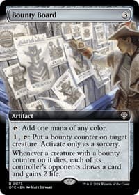 Bounty Board (Extended Art) - Commander: Outlaws of Thunder Junction - Magic: The Gathering card