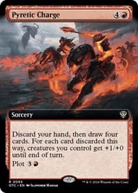 Pyretic Charge (Extended Art) - Commander: Outlaws of Thunder Junction - Magic: The Gathering card