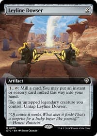 Leyline Dowser (Extended Art) - Commander: Outlaws of Thunder Junction - Magic: The Gathering card