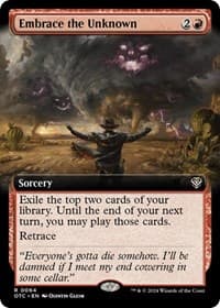 Embrace the Unknown (Extended Art) - Commander: Outlaws of Thunder Junction - Magic: The Gathering card
