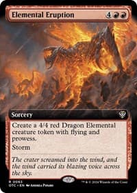 Elemental Eruption (Extended Art) - Commander: Outlaws of Thunder Junction - Magic: The Gathering card