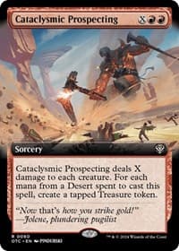 Cataclysmic Prospecting (Extended Art) - Commander: Outlaws of Thunder Junction - Magic: The Gathering card