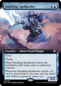 Smirking Spelljacker (Extended Art) - Commander: Outlaws of Thunder Junction - Magic: The Gathering card