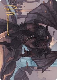 Rakdos Joins Up Art Card (Gold-Stamped Signature) - Art Series: Outlaws of Thunder Junction - Magic: The Gathering card