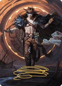 Oko, the Ringleader Art Card (29/54) (Gold-Stamped Signature) - Art Series: Outlaws of Thunder Junction - Magic: The Gathering card
